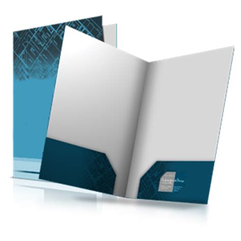 6x9 pocket folders.